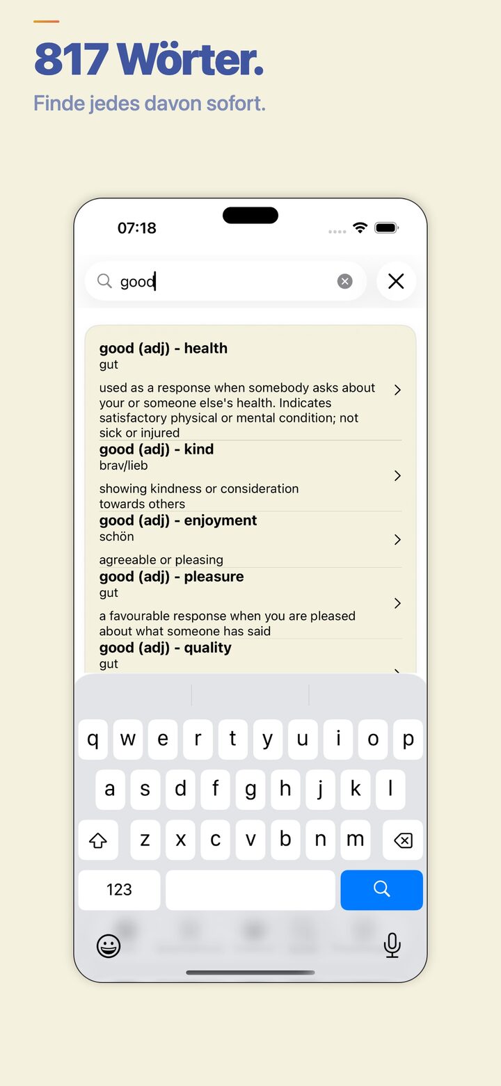Powerful word search across every deck
