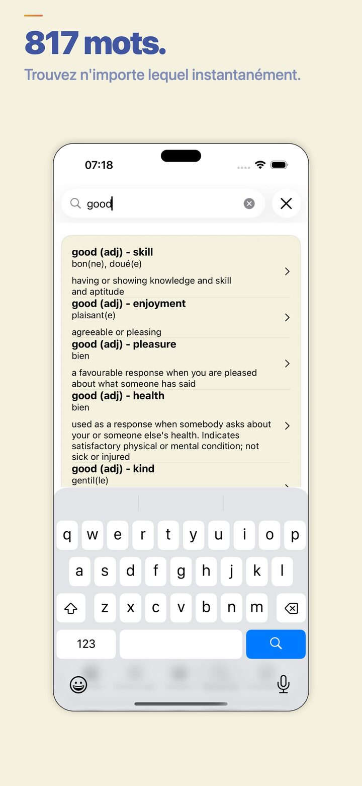 Powerful word search across every deck