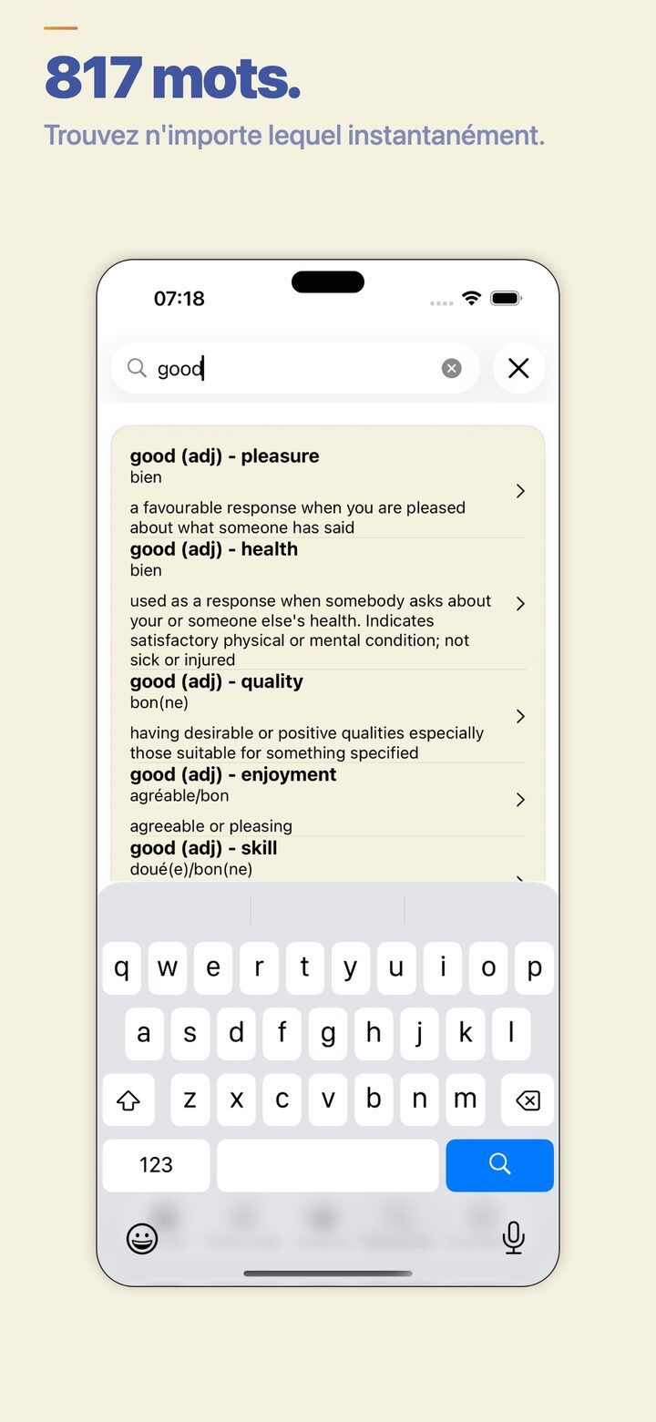 Powerful word search across every deck