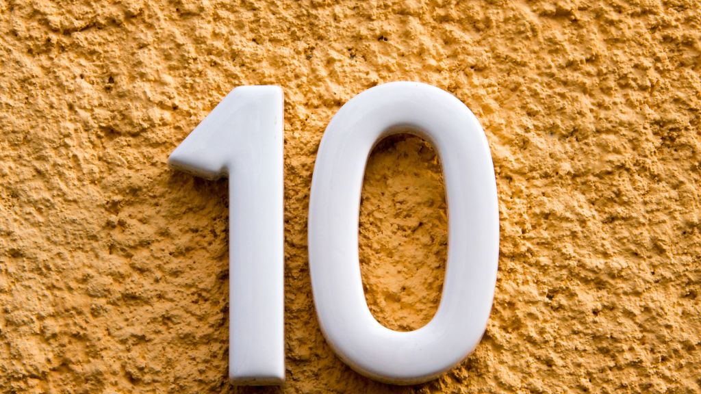 Image for the word: ten (English Vocabulary)